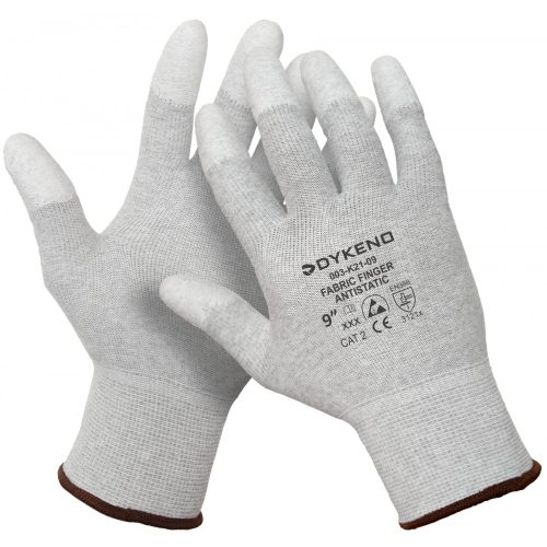 Fabric Finger Antistatic ujjbegyen mártott kesztyű, antisztatikus 06