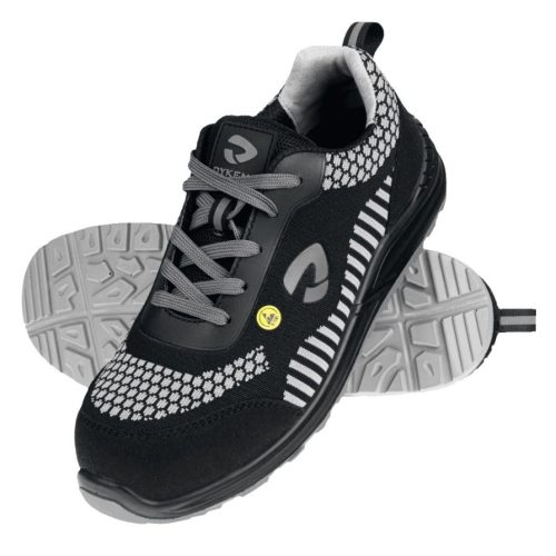 Steppax munkavédelmi cipő S1P SRC ESD fekete szürke 36