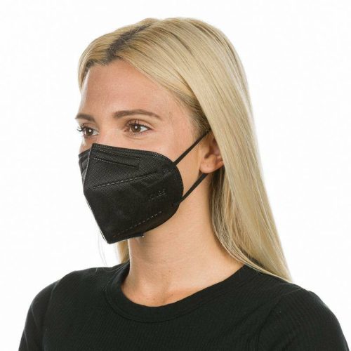 Fekete FFP2 Szájmaszk - Légzésvédő maszk