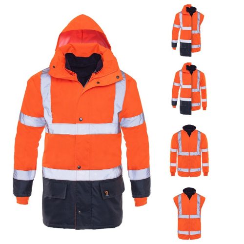  Prolumo 5in1 bélelt kabát narancs HVP méret XL